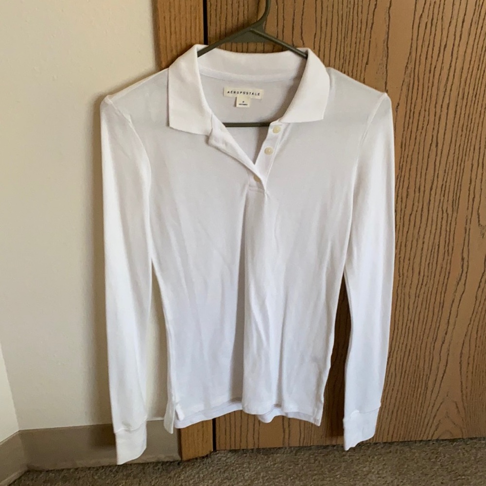 White collared shirt